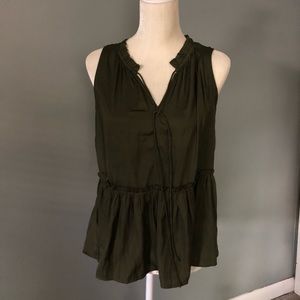 Olive Green Tank Top
